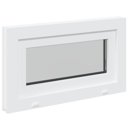 vidaXL Basement Window Internal Colour White RISOR 65 x 40 cm