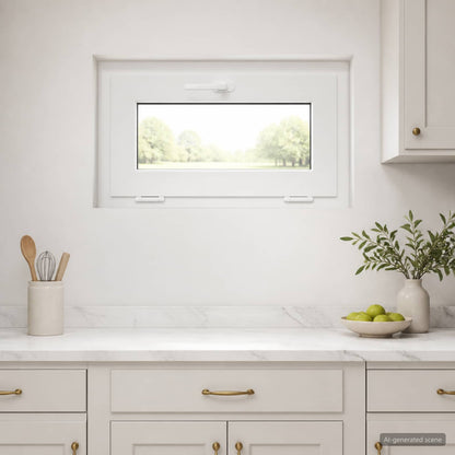 vidaXL Basement Window Internal Colour White RISOR 70 x 40 cm