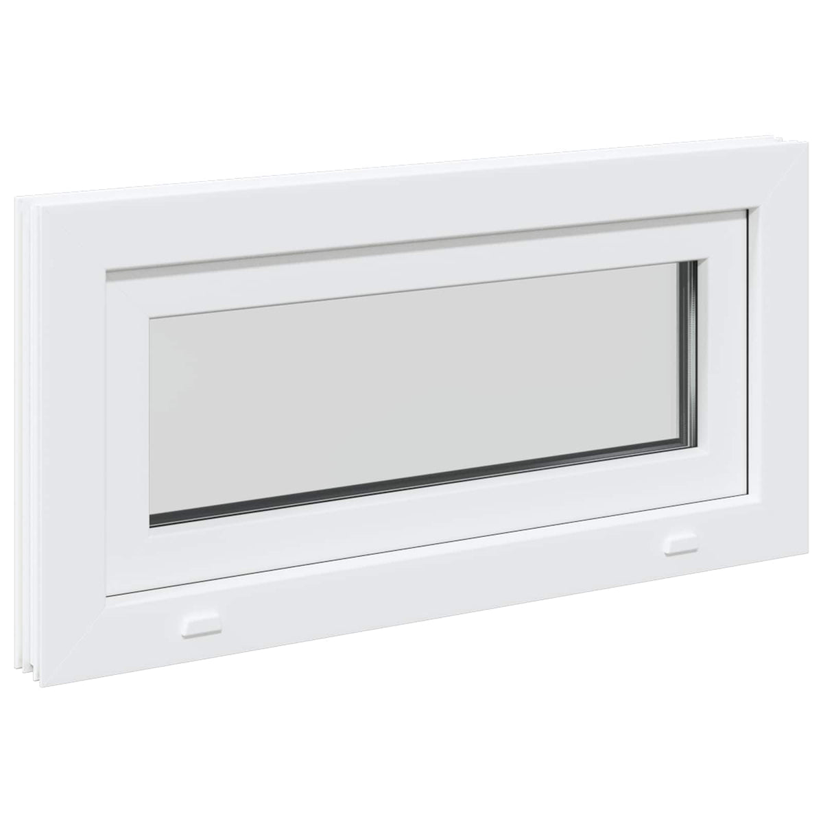 vidaXL Basement Window Internal Colour White RISOR 85 x 40 cm