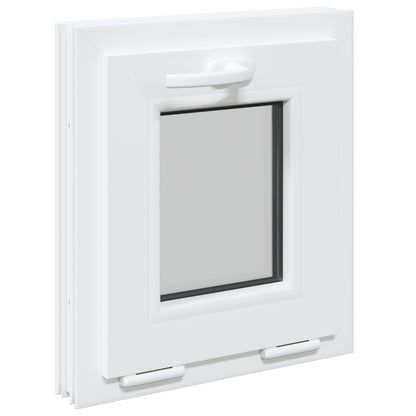 vidaXL Basement Window Internal Colour White RISOR 40 x 45 cm