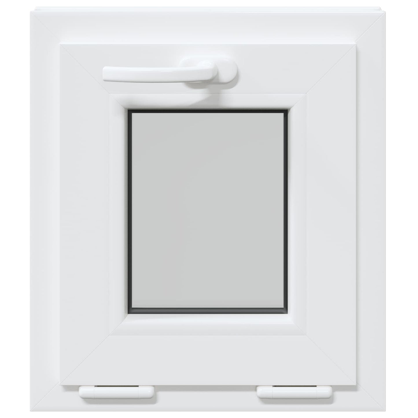 vidaXL Basement Window Internal Colour White RISOR 40 x 45 cm
