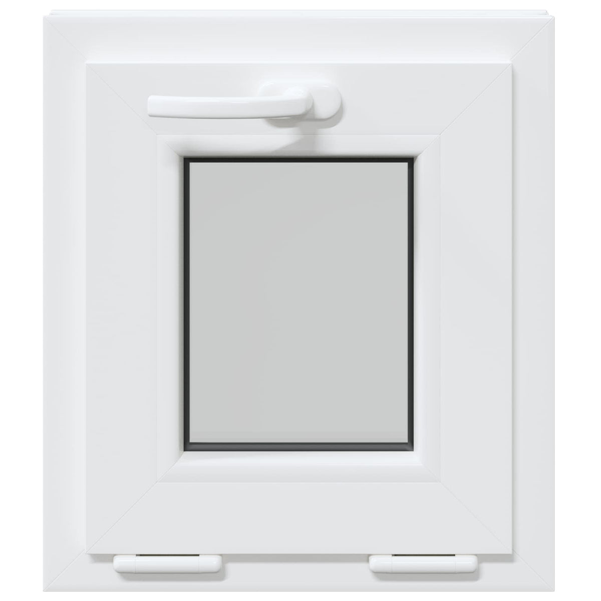 vidaXL Basement Window Internal Colour White RISOR 40 x 45 cm