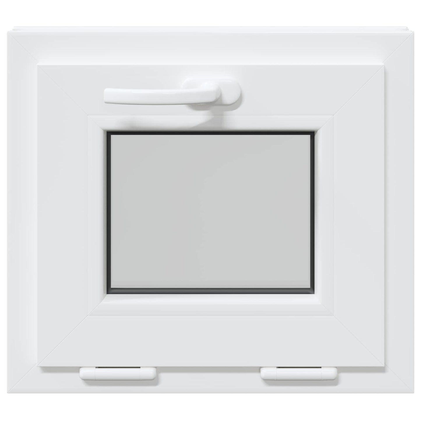 vidaXL Basement Window Internal Colour White RISOR 50 x 45 cm