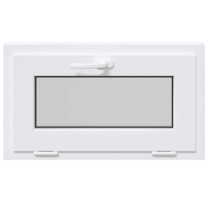 vidaXL Basement Window Internal Colour White RISOR 70 x 45 cm