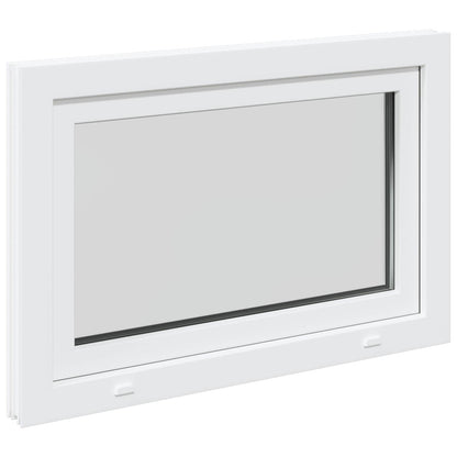 vidaXL Basement Window RISOR 95 x 50 cm PVC and Glass