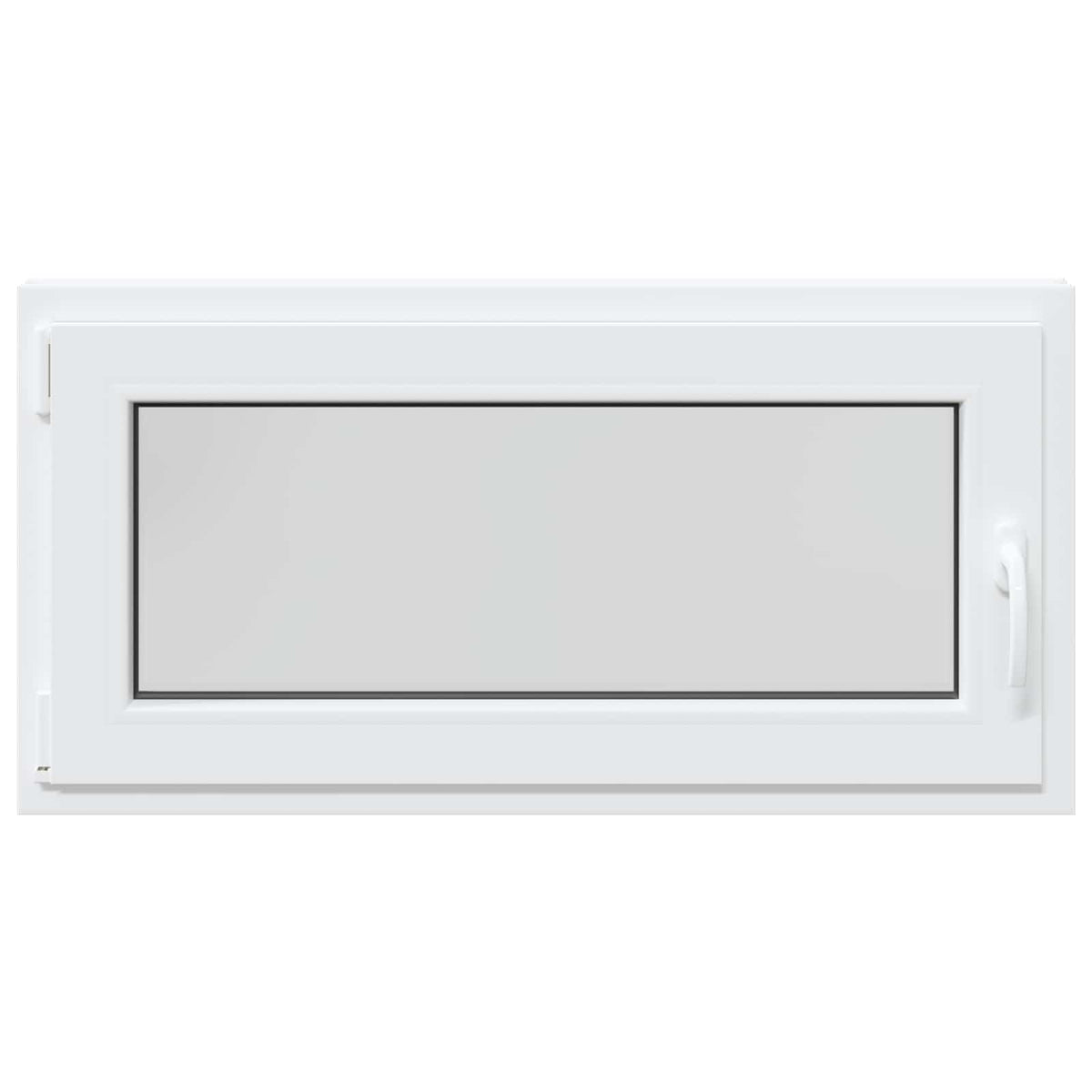 vidaXL Basement Window Internal Colour White RISOR 105 x 50 cm