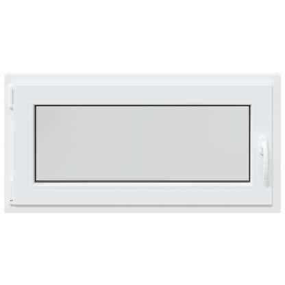 vidaXL Basement Window Internal Colour White RISOR 105 x 50 cm