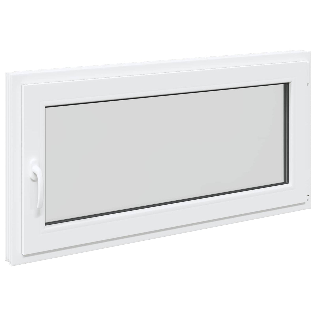vidaXL Basement Window Internal Colour White RISOR 120 x 50 cm