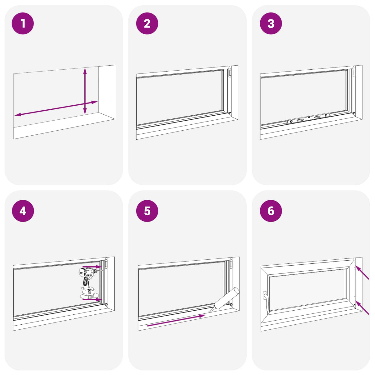 vidaXL Basement Window Internal Colour White RISOR 120 x 50 cm