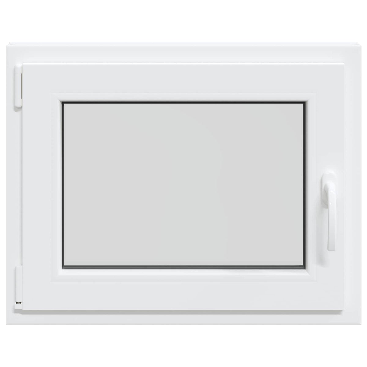 vidaXL Basement Window Internal Colour White RISOR 75 x 55 cm