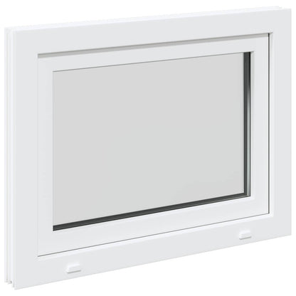 vidaXL Basement Window RISOR 80 x 55 cm PVC and Glass