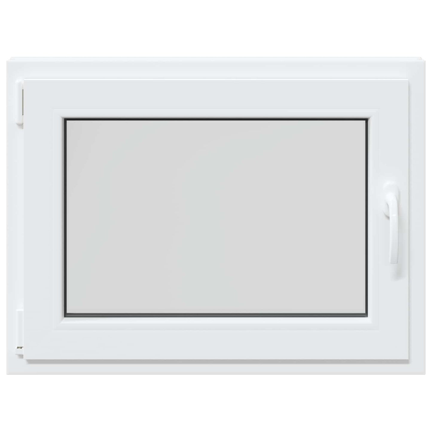 vidaXL Basement Window RISOR 80 x 55 cm PVC and Glass