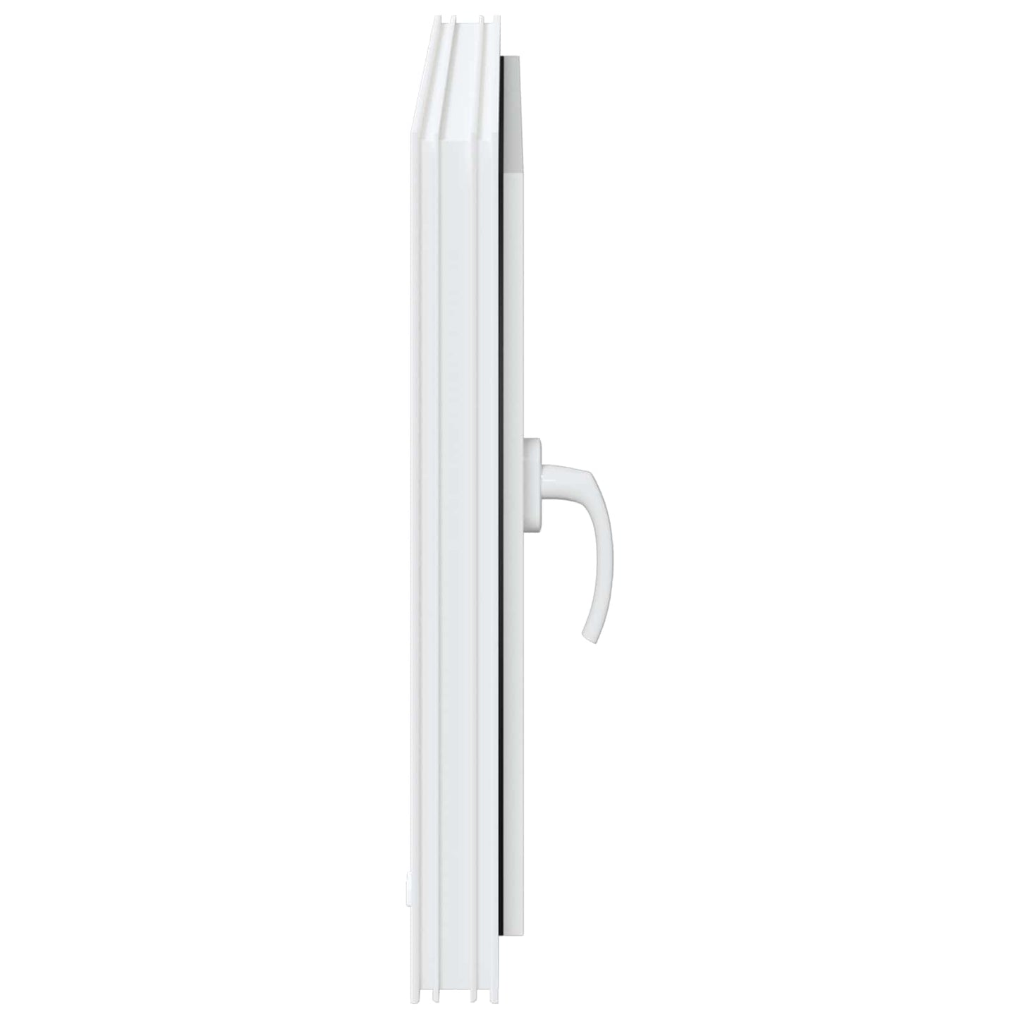 vidaXL Basement Window Internal Colour White RISOR 85 x 55 cm
