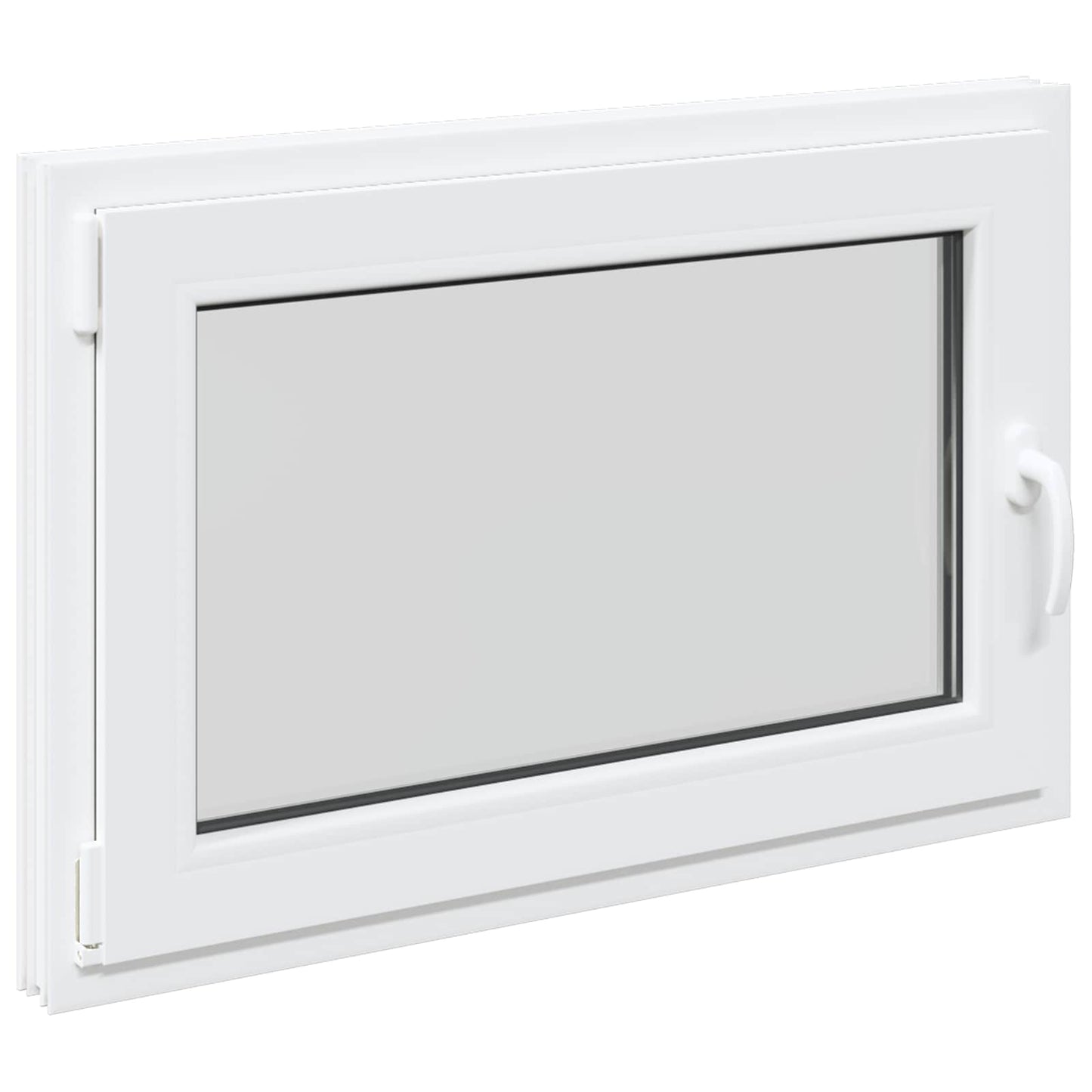 vidaXL Basement Window RISOR 95 x 55 cm PVC and Glass