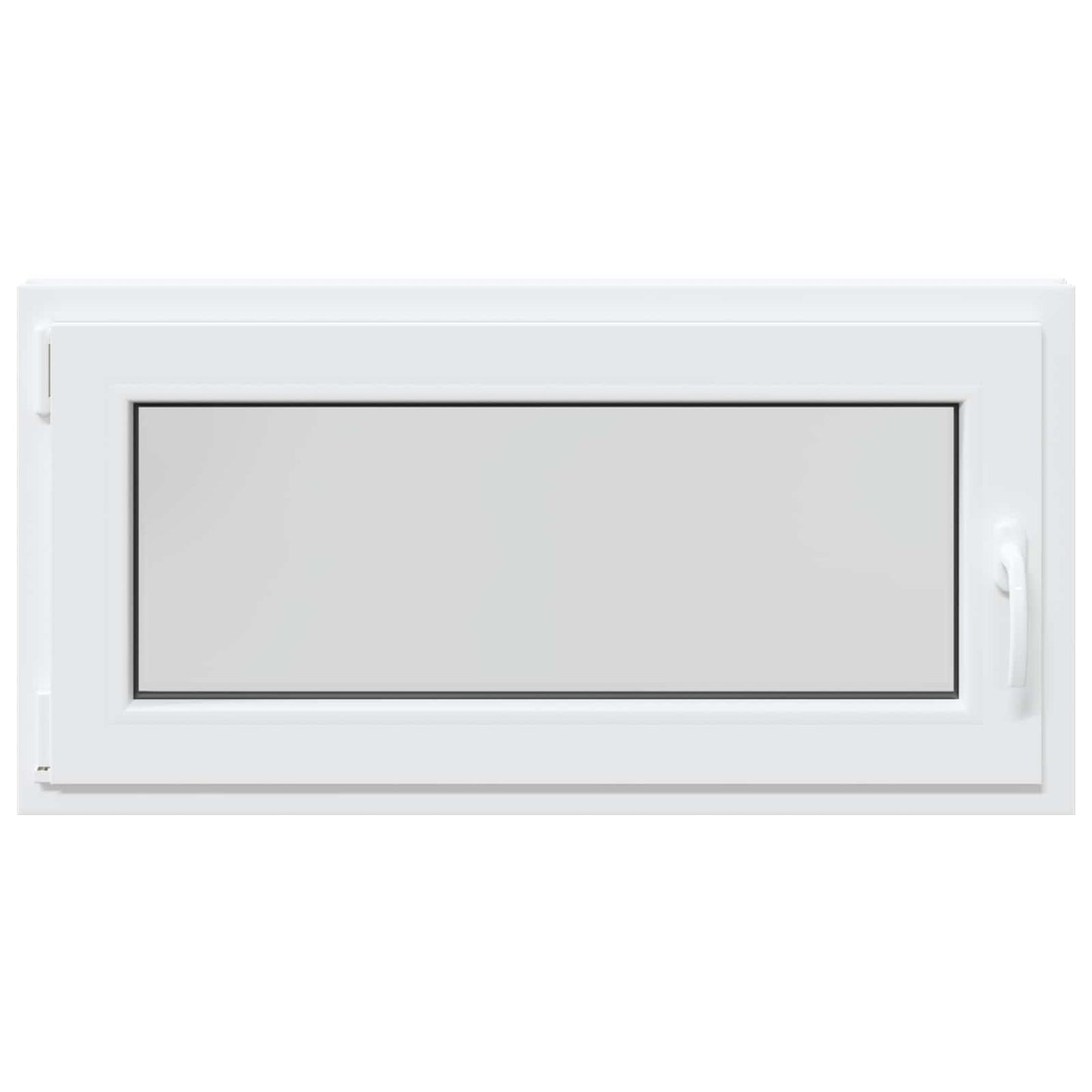 vidaXL Basement Window Internal Colour White RISOR 100 x 55 cm