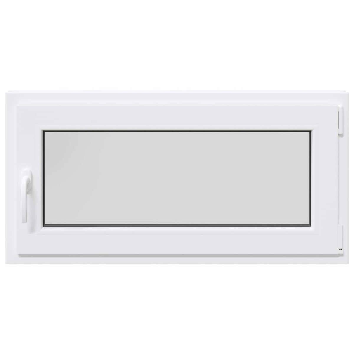 vidaXL Basement Window Internal Colour White RISOR 105 x 55 cm