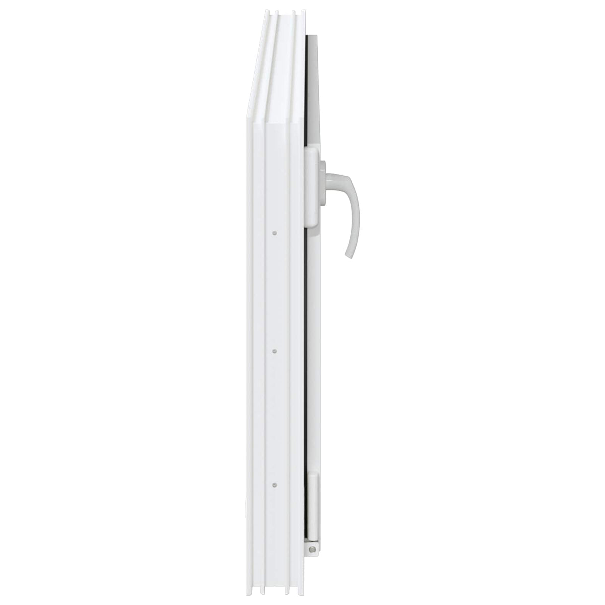 vidaXL Basement Window Internal Colour White RISOR 105 x 55 cm