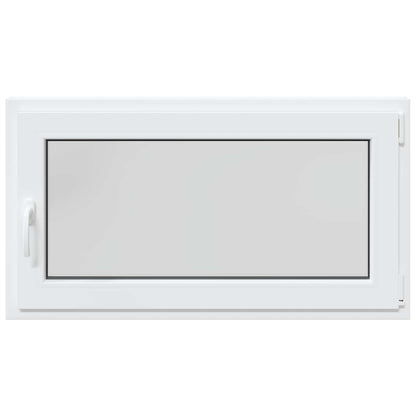 vidaXL Basement Window RISOR 110 x 55 cm PVC and Glass