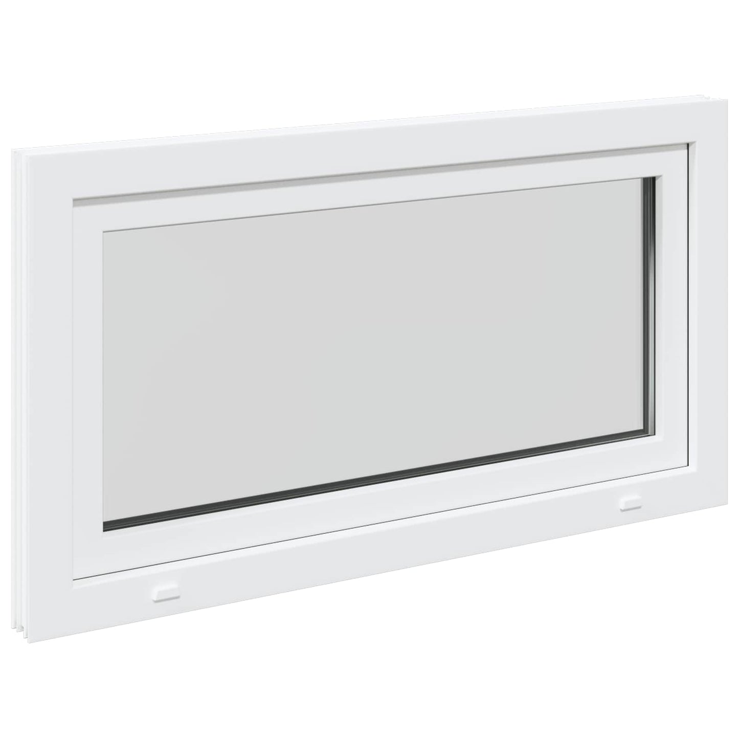 vidaXL Basement Window RISOR 110 x 55 cm PVC and Glass