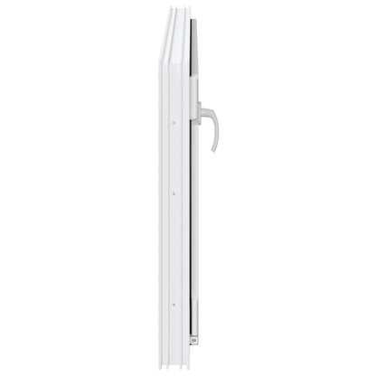 vidaXL Basement Window RISOR 110 x 55 cm PVC and Glass