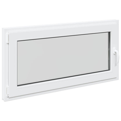 vidaXL Basement Window RISOR 120 x 55 cm PVC and Glass