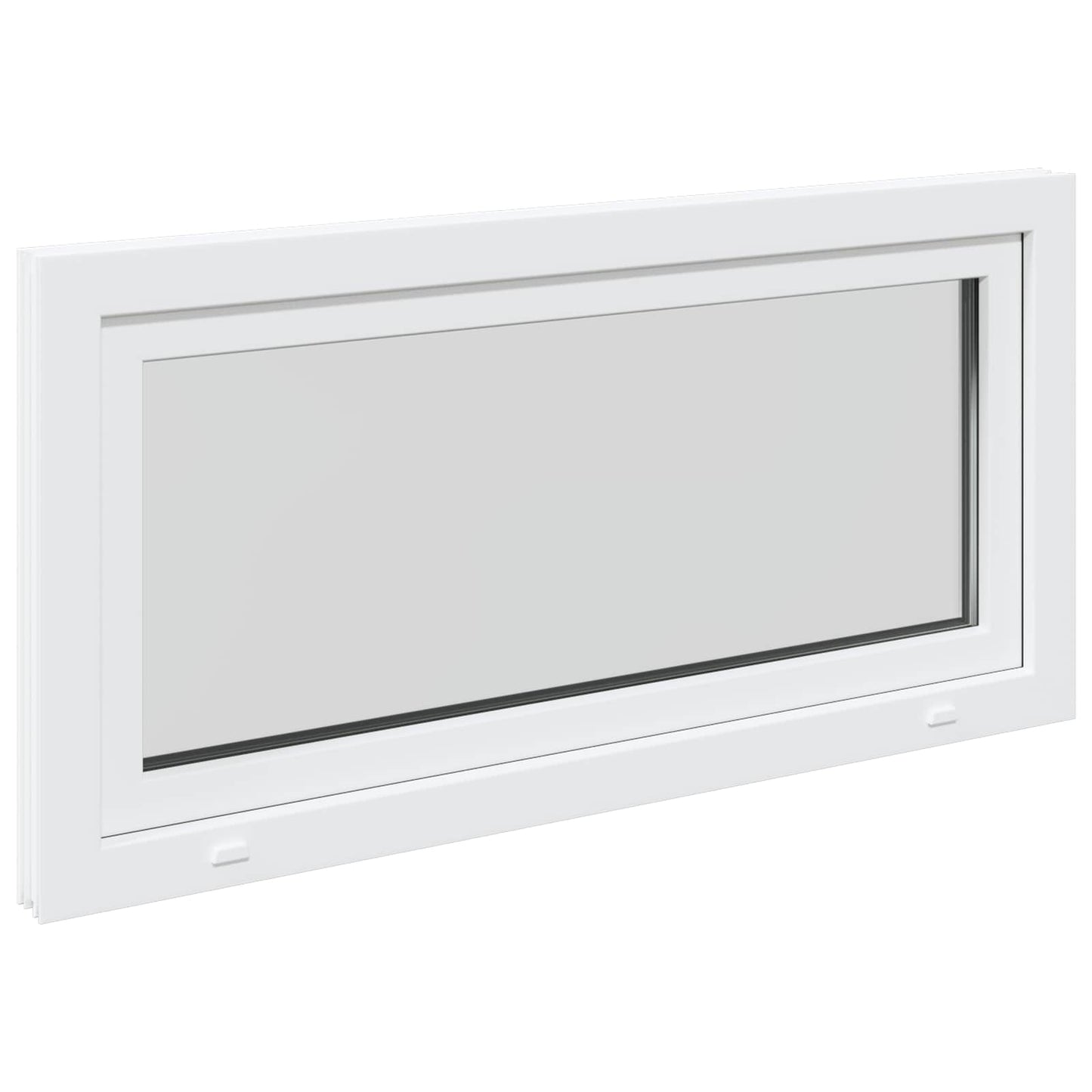 vidaXL Basement Window RISOR 120 x 55 cm PVC and Glass