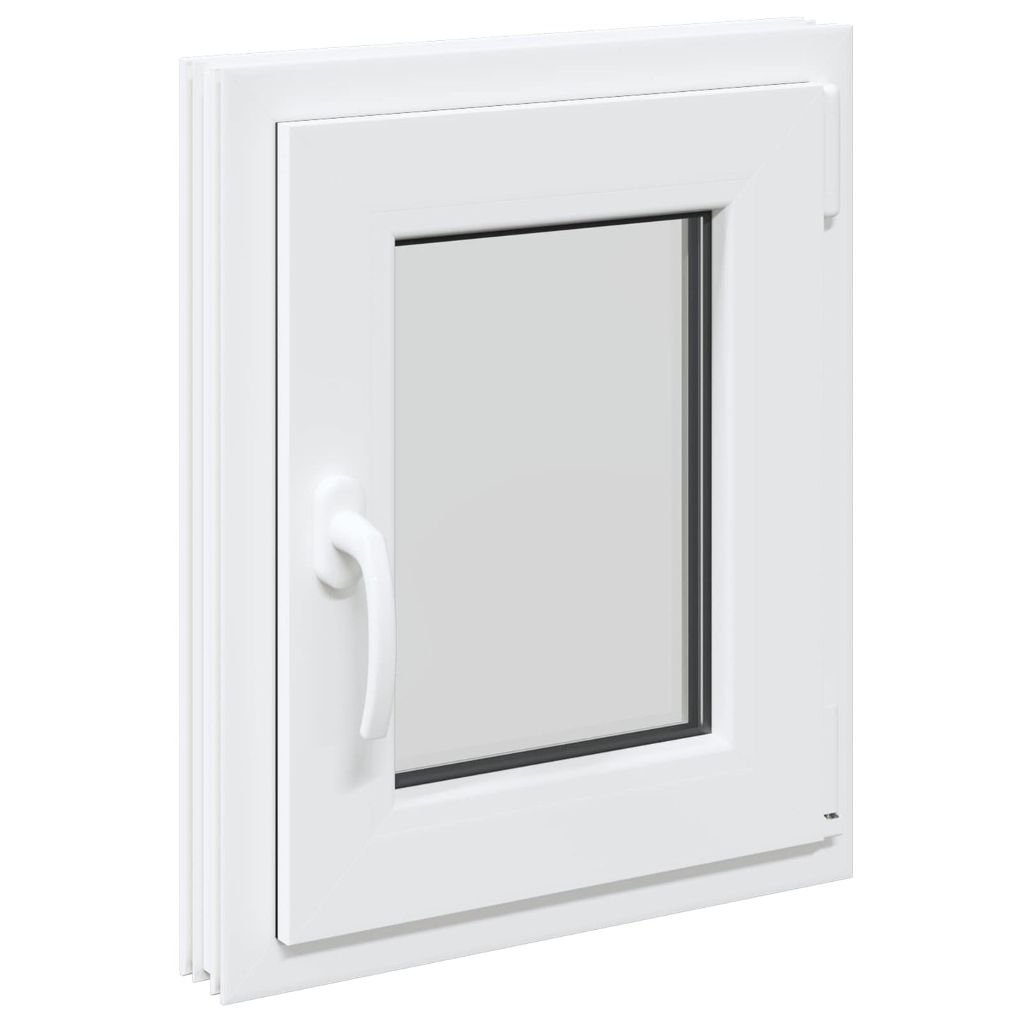 vidaXL Basement Window RISOR 50 x 60 cm PVC and Glass