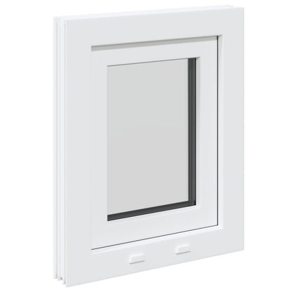 vidaXL Basement Window RISOR 50 x 60 cm PVC and Glass