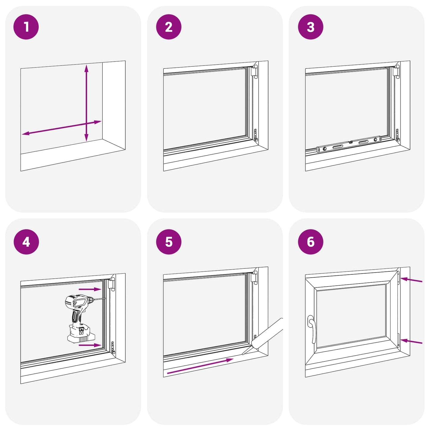 vidaXL Basement Window RISOR 70 x 60 cm PVC and Glass