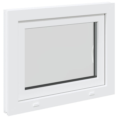 vidaXL Basement Window RISOR 70 x 60 cm PVC and Glass