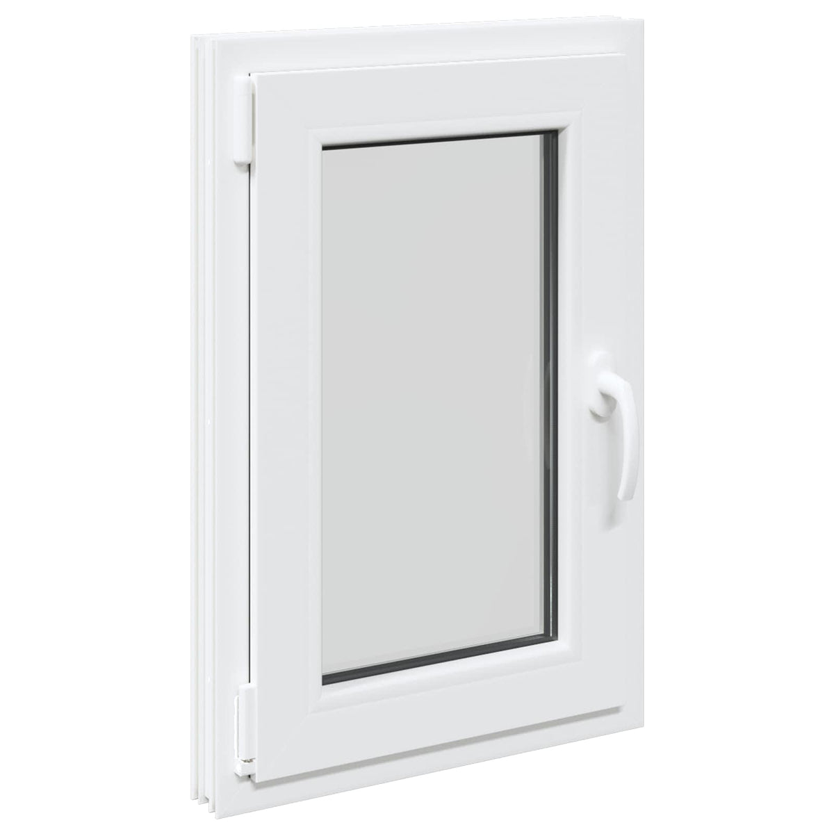 vidaXL Basement Window Internal Colour White RISOR 40 x 70 cm