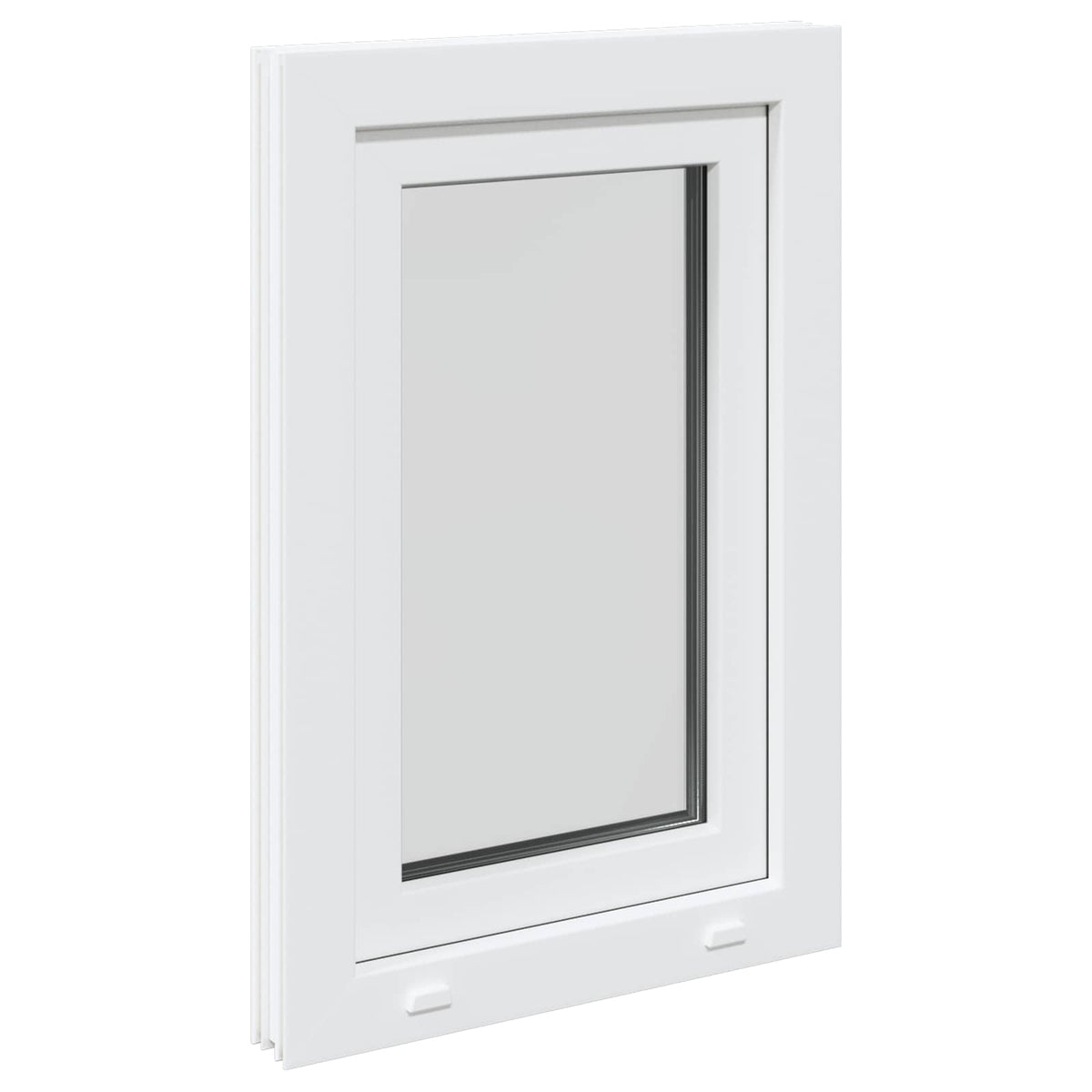 vidaXL Basement Window Internal Colour White RISOR 40 x 70 cm
