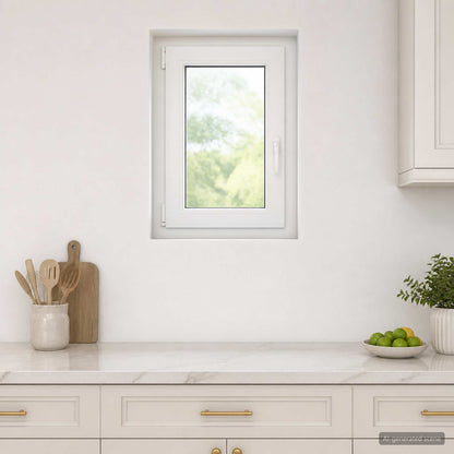 vidaXL Basement Window RISOR 50 x 70 cm PVC and Glass