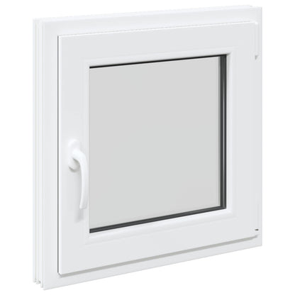 vidaXL Basement Window RISOR 70 x 70 cm PVC and Glass