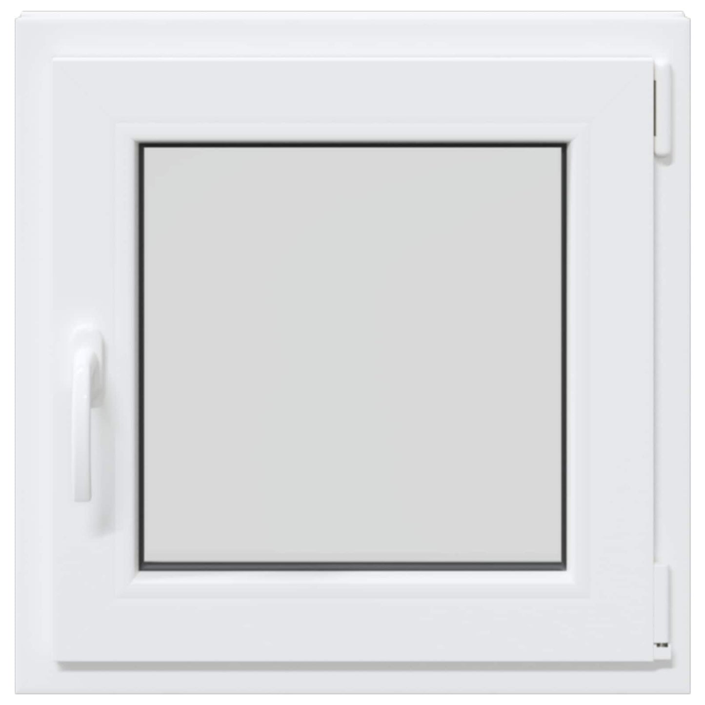 vidaXL Basement Window RISOR 70 x 70 cm PVC and Glass