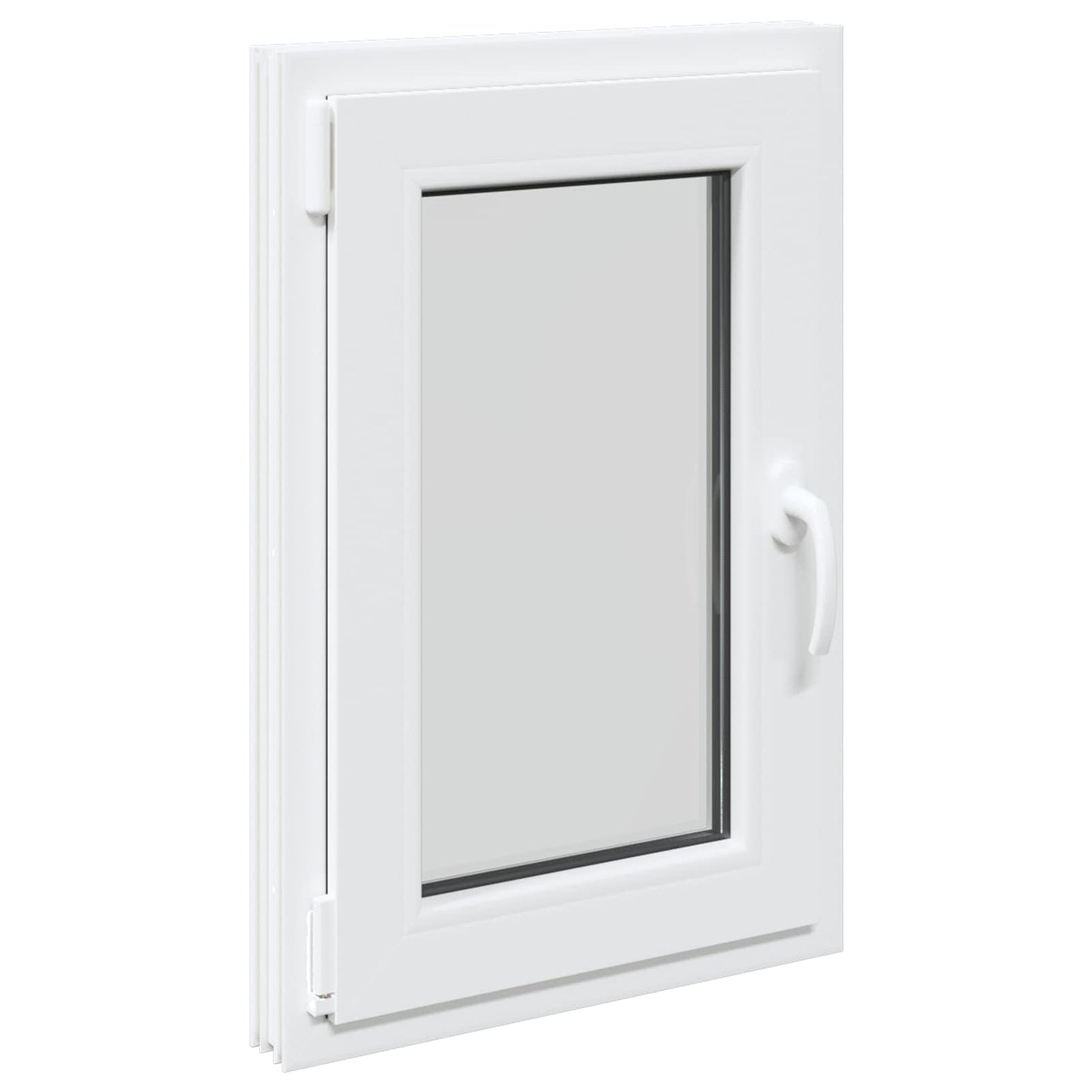 vidaXL Basement Window Internal Colour White RISOR 50 x 80 cm