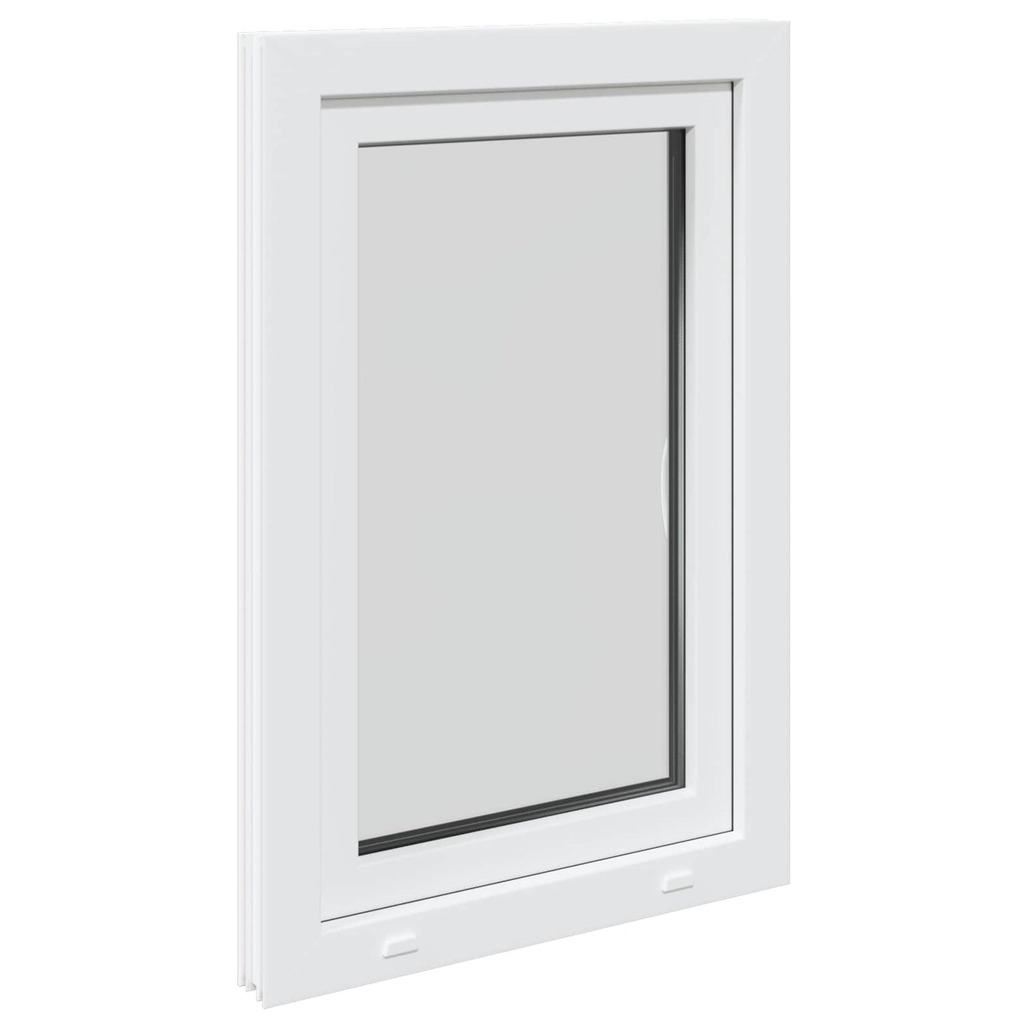 vidaXL Basement Window Internal Colour White RISOR 50 x 100 cm
