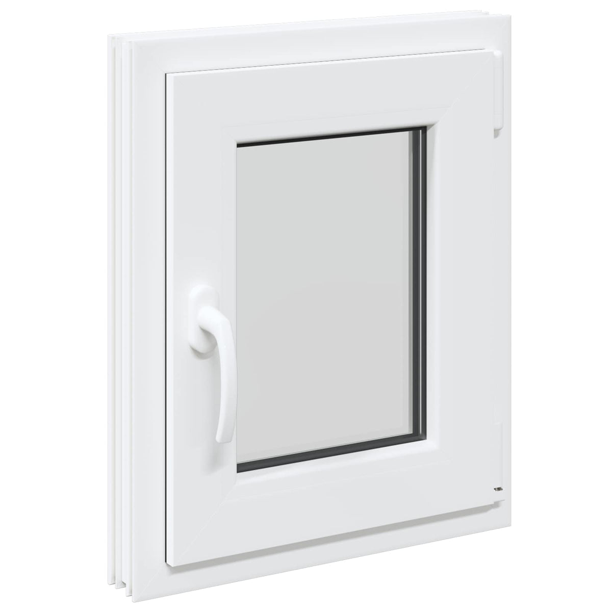 vidaXL Basement Window Internal Colour White RISOR 45x 50 cm