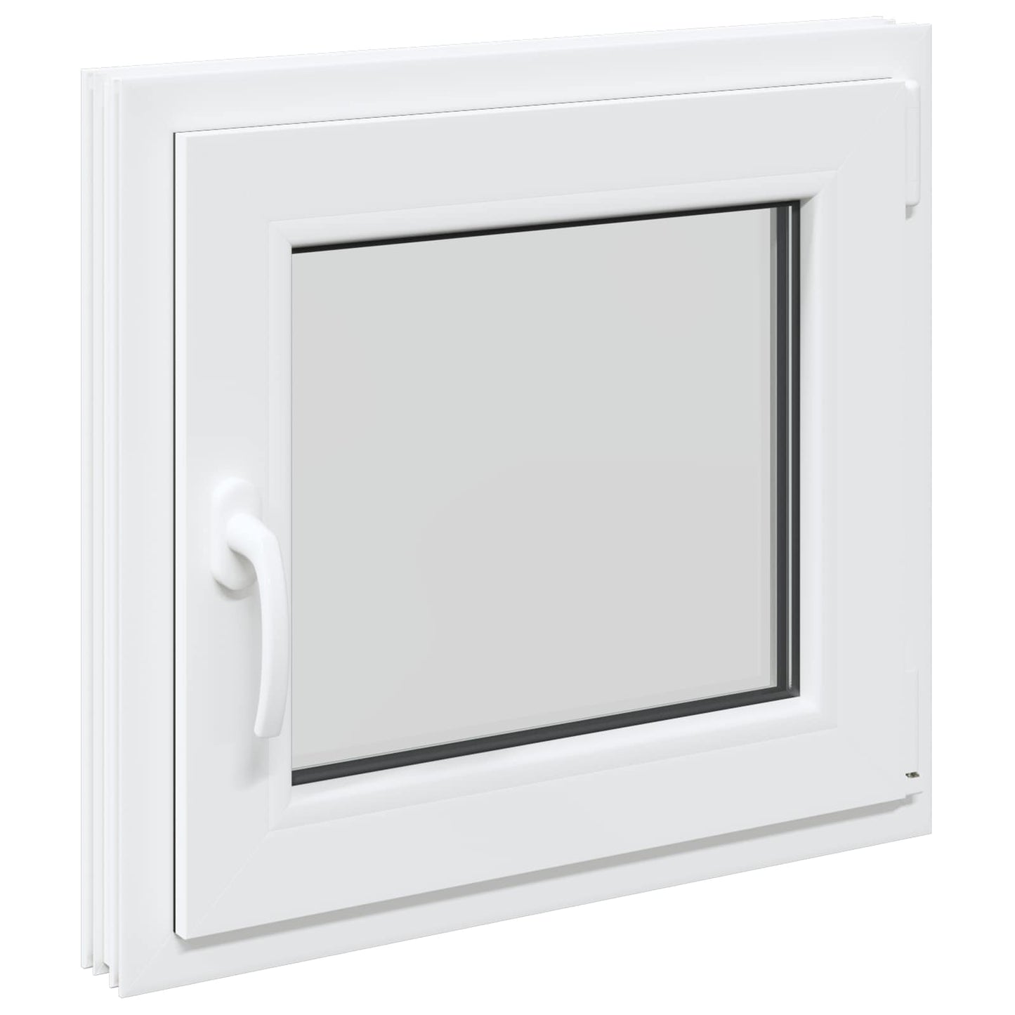 vidaXL Basement Window RISOR 60 x 50 cm PVC and Glass