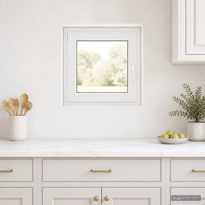 vidaXL Basement Window RISOR 60 x 50 cm PVC and Glass