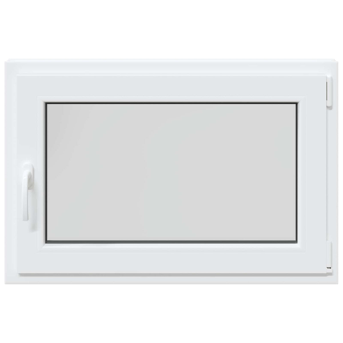 vidaXL Basement Window Internal Colour White RISOR 85 x 50 cm
