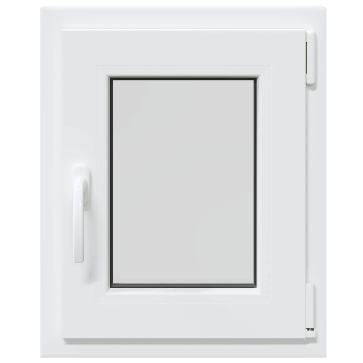 vidaXL Basement Window Internal Colour White RISOR 40 x 55 cm
