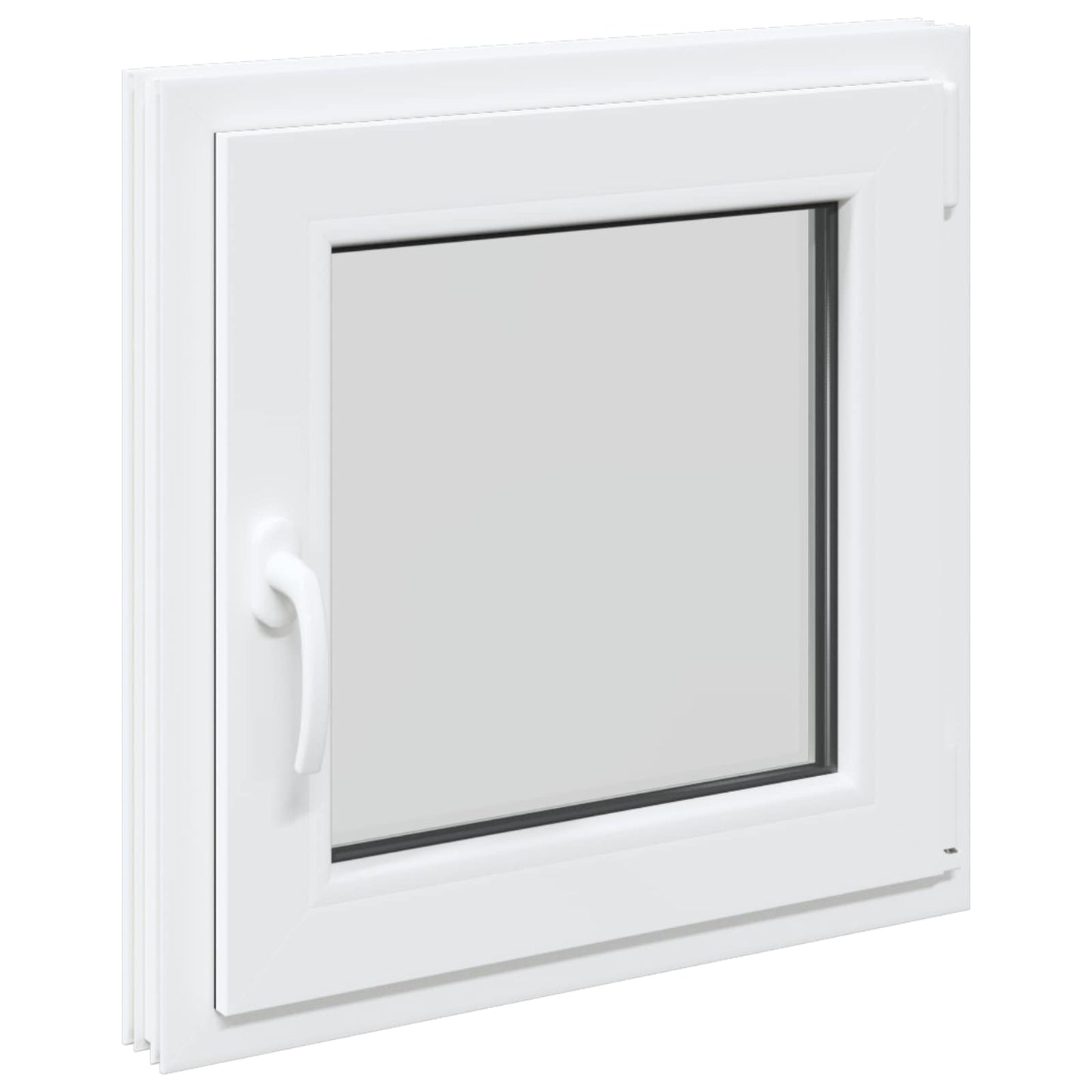 vidaXL Basement Window RISOR 55 x 55 cm PVC and Glass