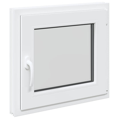 vidaXL Basement Window RISOR 60 x 55 cm PVC and Glass