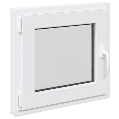 vidaXL Basement Window RISOR 60 x 55 cm PVC and Glass
