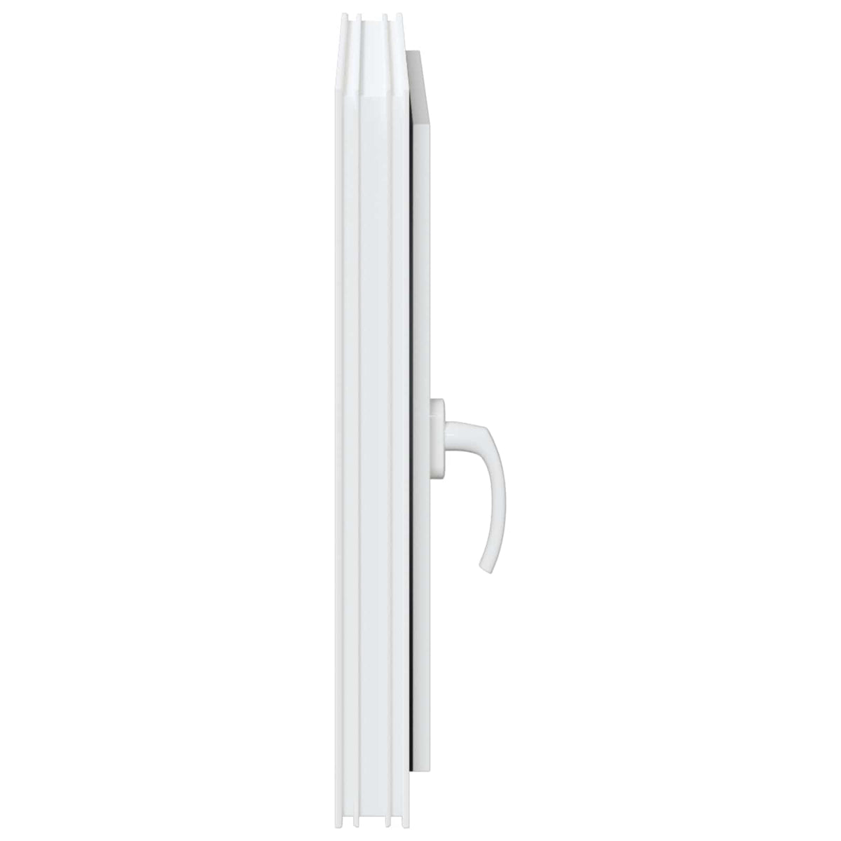 vidaXL Basement Window Internal Colour White RISOR 75 x 55 cm
