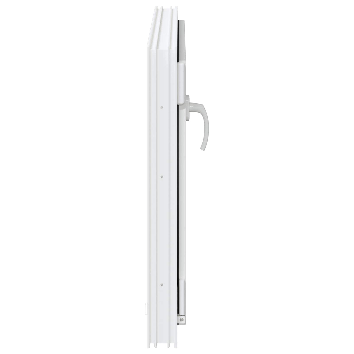 vidaXL Basement Window Internal Colour White RISOR 80 x 55 cm