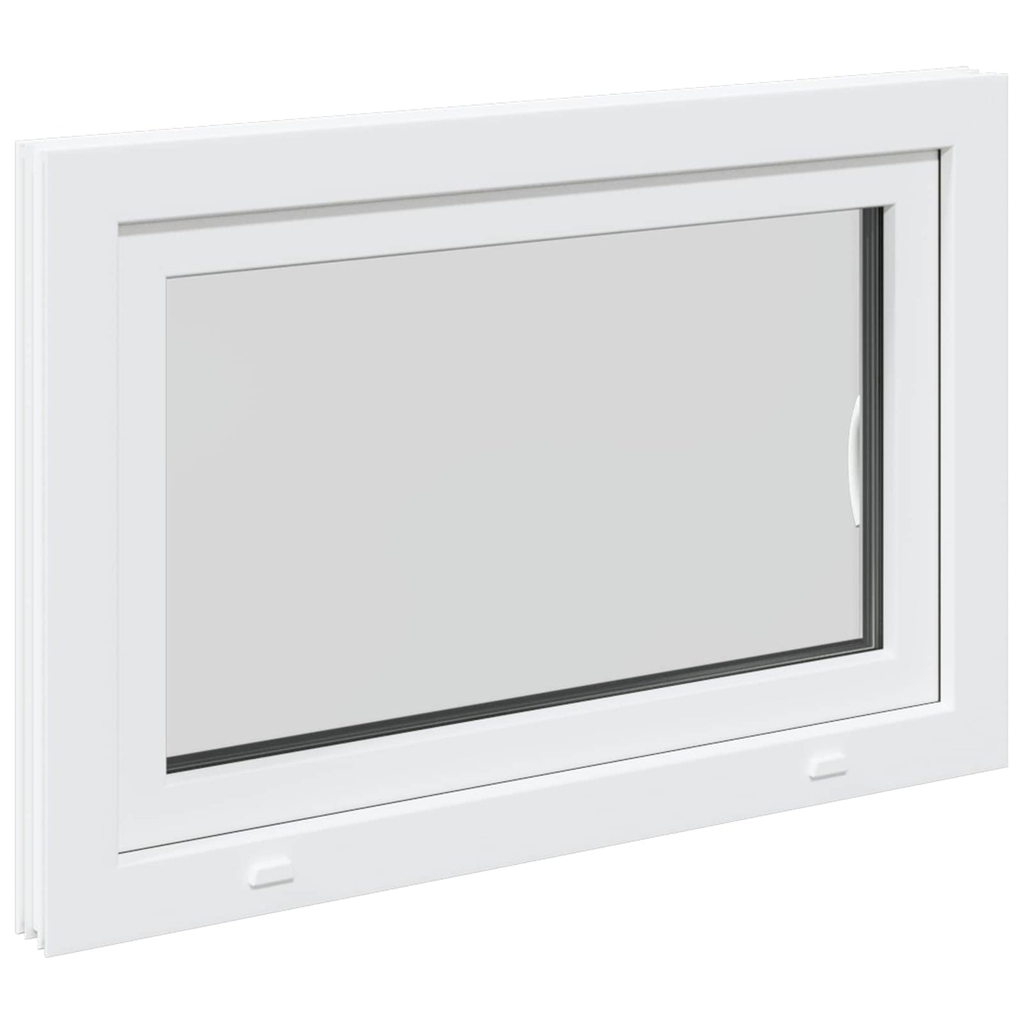 vidaXL Basement Window RISOR 95 x 55 cm PVC and Glass