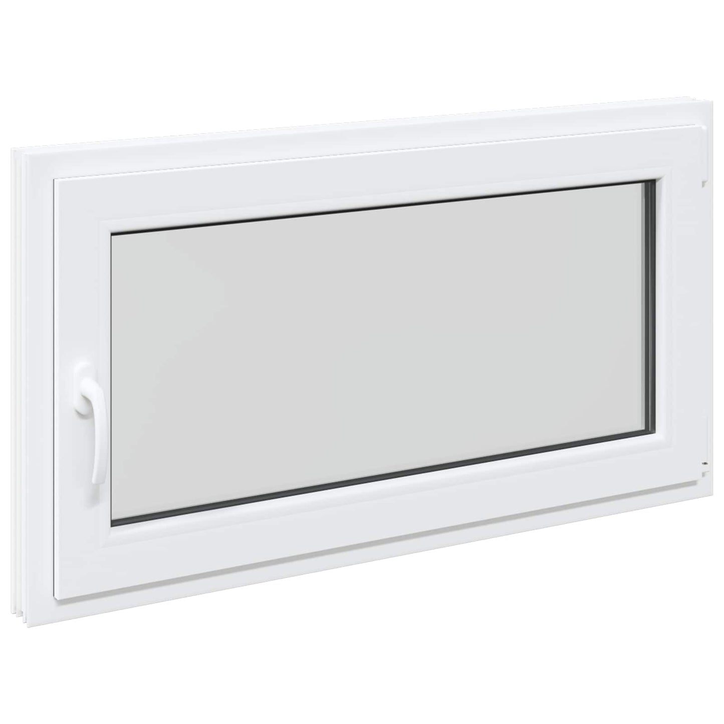 vidaXL Basement Window RISOR 110 x 55 cm PVC and Glass