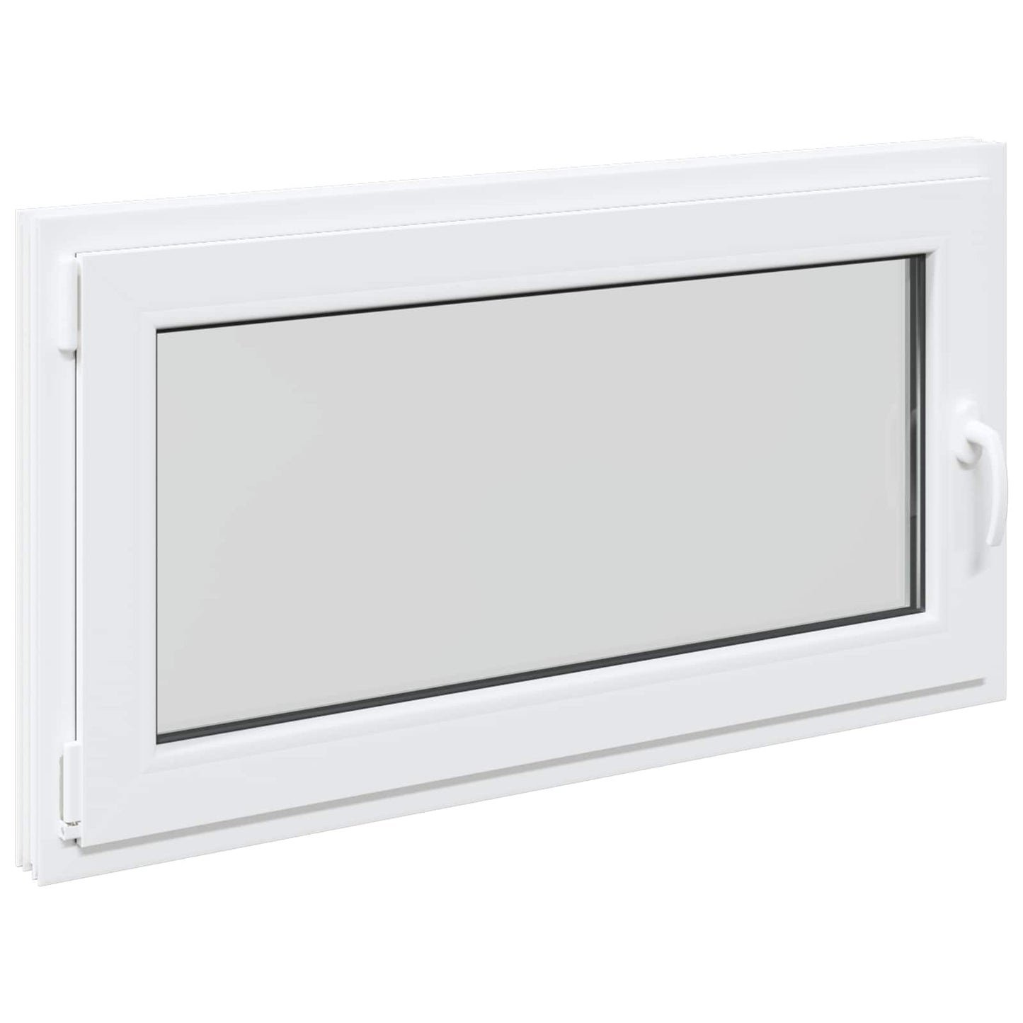 vidaXL Basement Window RISOR 110 x 55 cm PVC and Glass